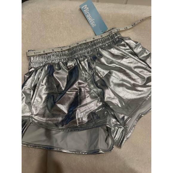 nwt: metallic shorts (AXS) - Picture 2 of 3